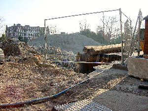 The remains of the Atkins Building 2003